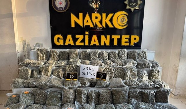 Tırın dorsesinde şok yakalama! 33 kilo uyuşturucu ele geçirildi