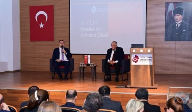 Ahilik ve Meslek Etiği Ankara'da Konuşuldu