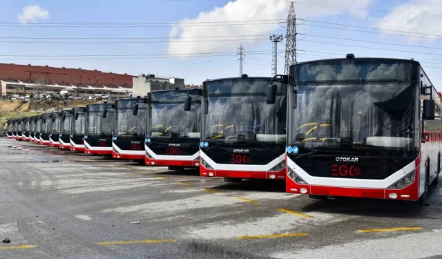 Ankara'da toplu taşıma filosu büyüyor: 16 modern otobüs hizmete girdi!
