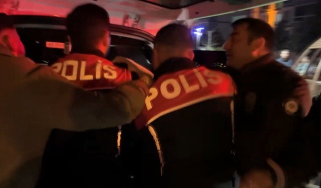 "Evimi bastı" kavgası polisin müdahalesiyle sona erdi