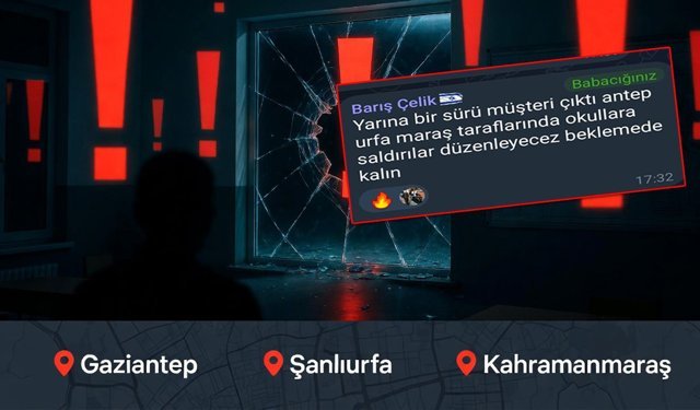 Telegram’da kan donduran saldırı planı: “Üç ilde okulları hedef alacağız”