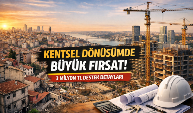 Dev destek paketi açıklandı: 3 milyon TL'lik kentsel dönüşüm kredisinin yol haritası...