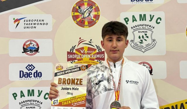 Ankara’dan Makedonya'ya Uzanan Başarı: Genç Sporcu Madalya ile Döndü