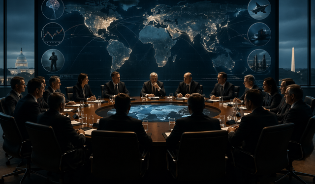 Kapalı kapılar ardında dünya planı! Gizemli masada Türk isimler de var