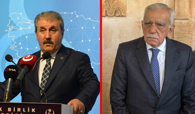 Ahmet Türk'ün o sözleri Mustafa Destici'yi çileden çıkardı: "Ne Kürdistan'ı lan!"