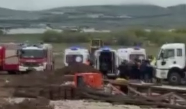 Ankara'da inşaat kazası! Kalıp sistemi çöktü, 5 işçi yaralandı