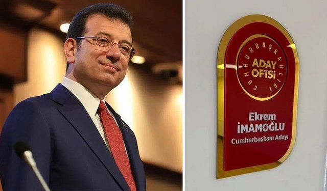 Ekrem İmamoğlu için kurulan Cumhurbaşkanlığı Aday Ofisi kapatıldı