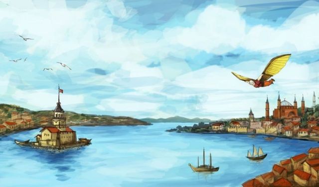 Kendi yaptığı kanatlarla İstanbul Boğazı'nı Galata Kulesi'nden Üsküdar'a uçarak geçen ilk insan kimdir?