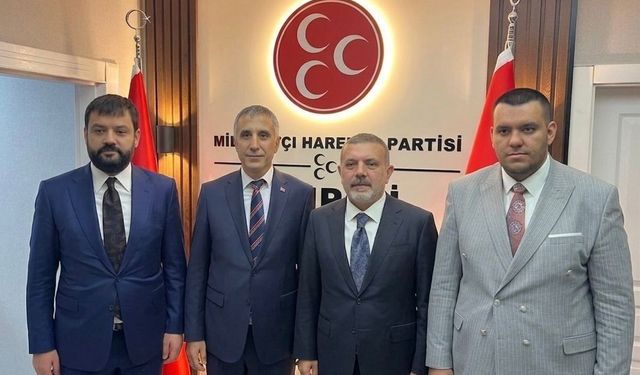 Sincan’da Başkan Ercan’dan MHP İlçe Başkanlığına tebrik ziyareti