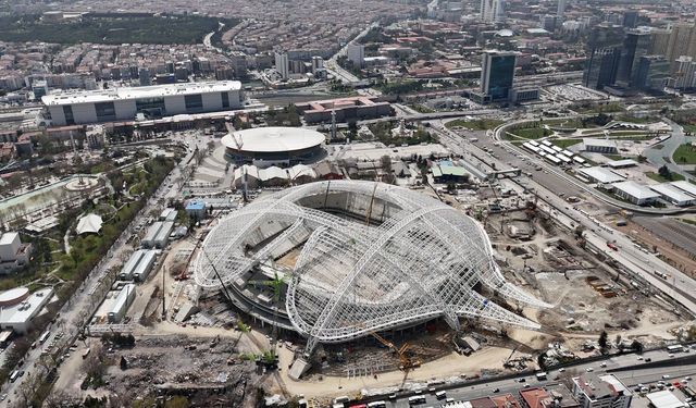 Ankara’nın yeni stadyumu tamamlanma aşamasında! İki Bakandan ortak mesaj