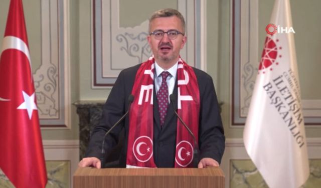 İletişim Başkanı Burhanettin Duran’dan A Milli Takım’a destek mesajı