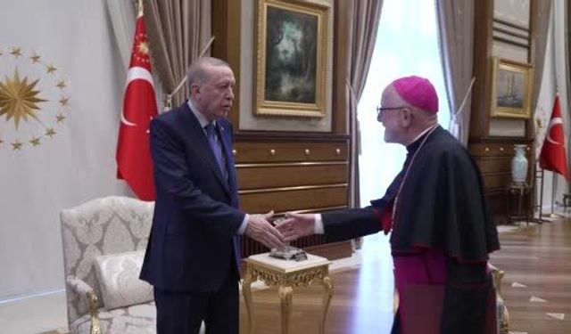 Cumhurbaşkanı Erdoğan Türkiye Katolik Episkoposlar heyetini kabul etti!