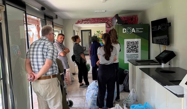 Depozito İade Sistemi Kızılcahamam'da yoğun ilgi gördü!