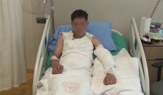Kolonya döküp çakmağı çaktı, alevlerin arasında kaldı! 15 yaşındaki çocuğun vücudunun yüzde 25'i yandı