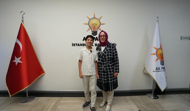 Gazze'nin çocuk elçisi Ramadan Abu Jazar, AK Parti İstanbul İl Başkanlığını ziyaret etti: "Türkiye benim ikinci vatanım"