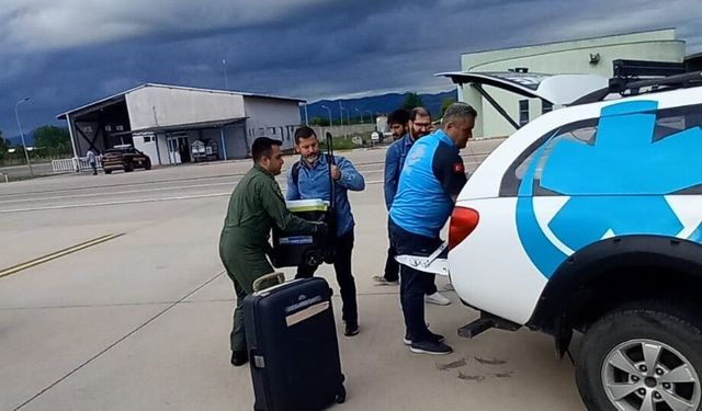 Zamana karşı yarış! Ambulans uçak organ nakli için Ankara'ya havalandı