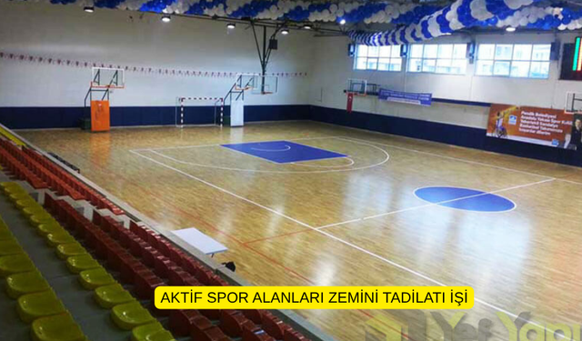 AKTİF SPOR ALANLARI ZEMİNİ TADİLATI İŞİ