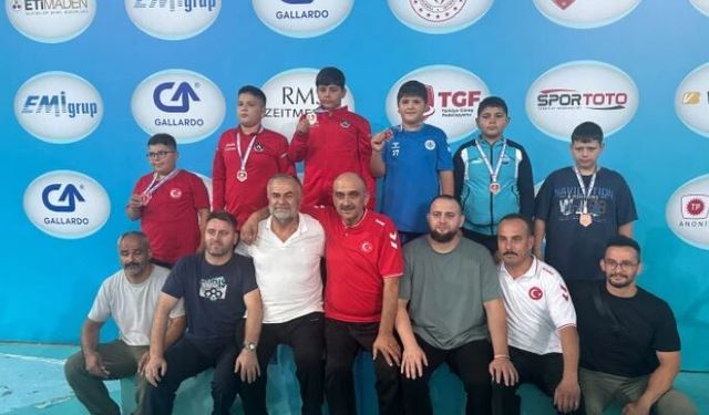 U12 Türkiye Güreş Şampiyonası Ankara'da tamamlandı! Türkiye'nin dört bir yanından şampiyonlar çıktı