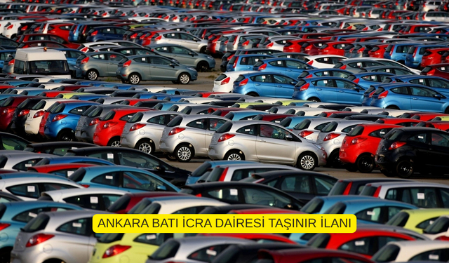 ANKARA BATIİCRA DAİRESİ TAŞINIR İLANI