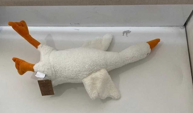 Laboratuvar testlerinden geçemedi: Peluş kaz oyuncağı için toplatma kararı!
