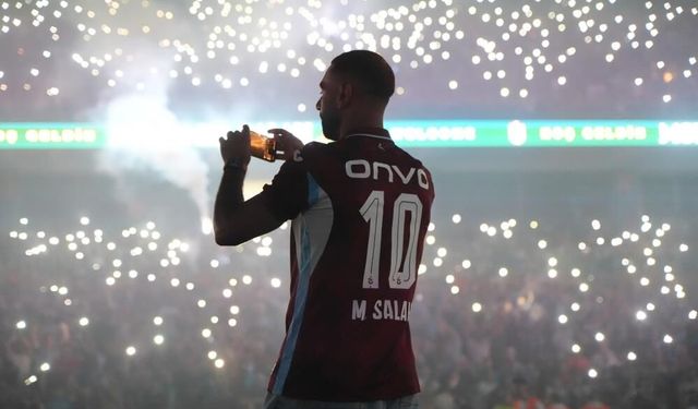 Trabzonspor'da tarihi gece! Salah'dan ilk mesaj: "Kupalar kazanmak için buradayım"