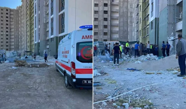 Karaman'da inşaatta feci kaza: 12. kattan asansör boşluğuna düşen işçi hayatını kaybetti