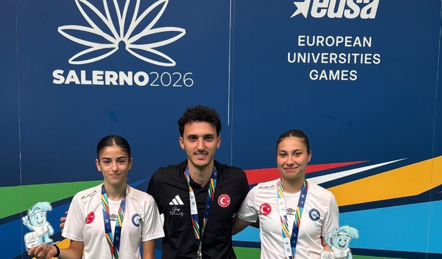 Ankara'nın gururu oldular! Gazi Üniversitesi sporcuları Avrupa'da kürsüye çıktı