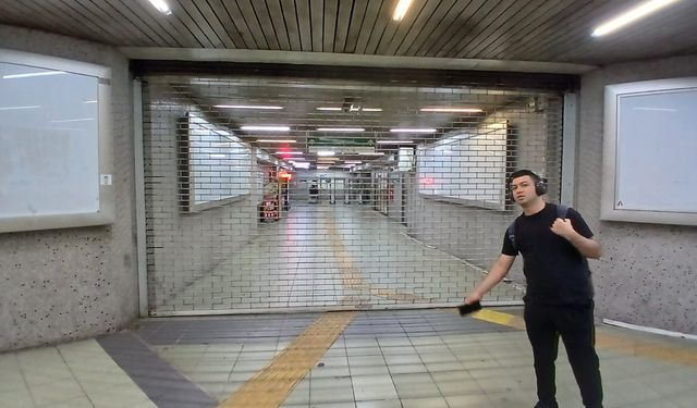 Ankaray arızalandı, Dikimevi istasyonu kapatıldı!