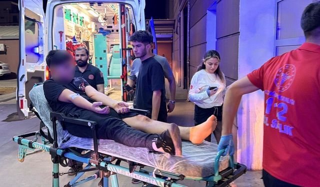 Adıyaman’da kontrolden çıkan motosiklet devrildi: 1 kişi yaralandı