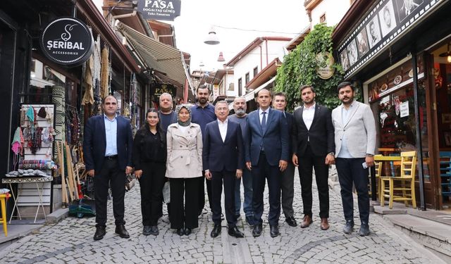 Fuat Oktay “Türkiye Yüzyılı Buluşmaları” kapsamında Ulus’u ziyaret etti