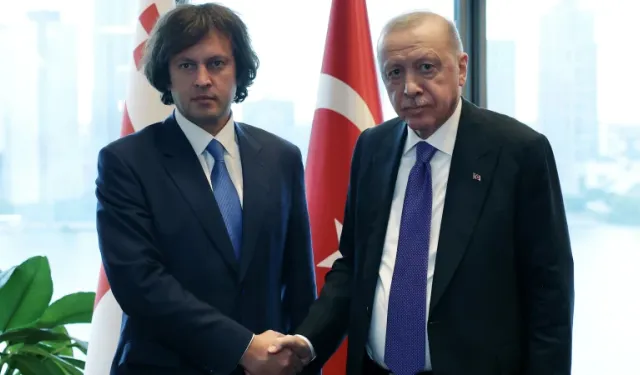 Erdoğan’ın New York’ta diplomasi trafiği: Gürcistan Başbakanı’nı kabul etti