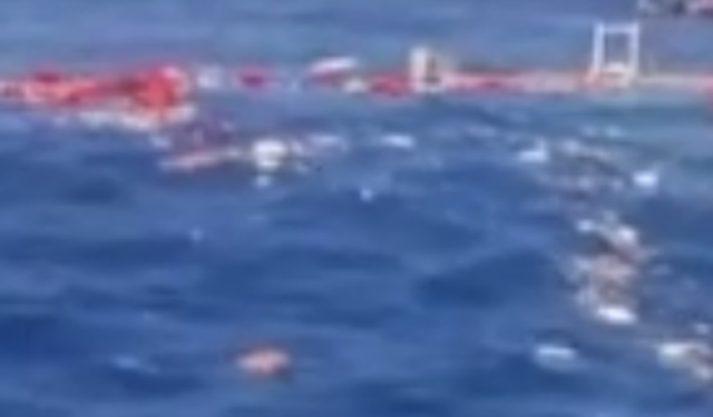 Girne’de batan gemide dikkat çeken kırık: Yeni görüntüler ortaya çıktı