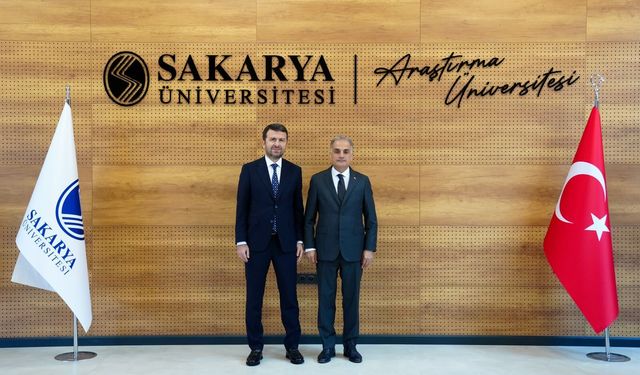 Ankara'dan Sakarya'ya önemli ziyaret: BİK Genel Müdürü Çay, Rektör Hamza Al ile görüştü
