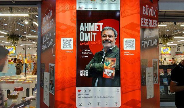 Ahmet Ümit, Kızılay Metro Kitap Fuarı’nda okurlarıyla buluşacak