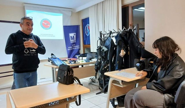 ASMMMO üyeleri sualtı dünyasını keşfe hazırlanıyor