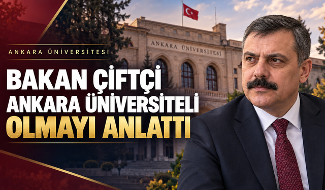 İçişleri Bakanı Mustafa Çiftçi 80 saniyede Ankara Üniversiteli olmayı anlattı