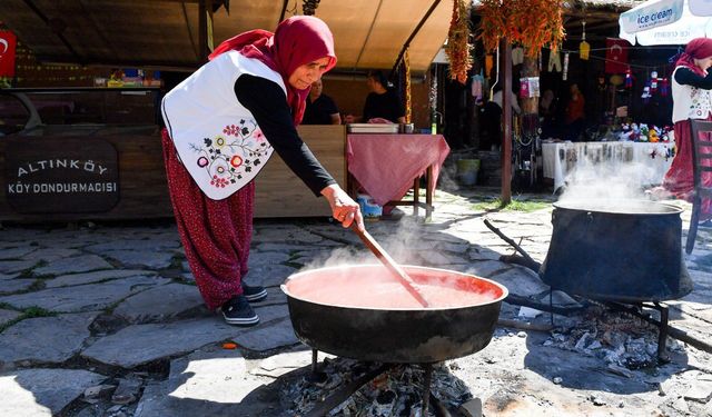 Ankara’da kış hazırlıkları köy geleneğiyle buluştu: Altınköy’de kazanlar kaynadı