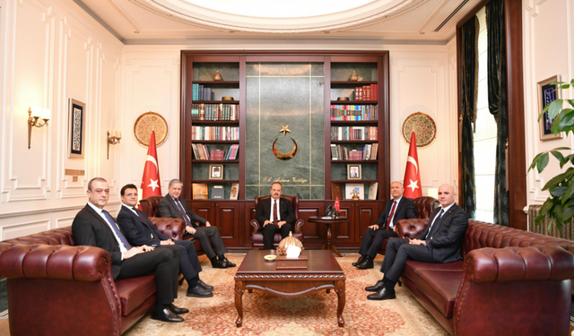 İçişleri Bakanlığı heyetinden Ankara Valisi Yakup Canbolat’a ziyaret