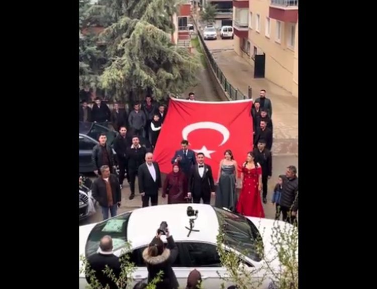 Ankara’da gelin alma töreni sosyal medyada büyük ilgi gördü