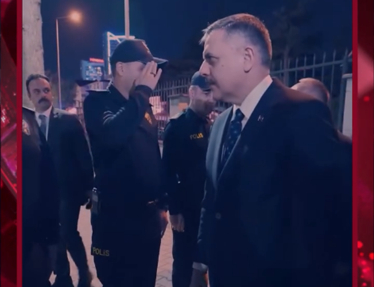 İçişleri Bakanı Mustafa Çiftçi’den Ankara’da polis merkezine ziyaret