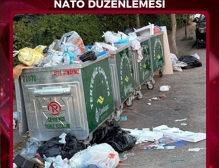 Çöp toplamaya NATO ayarı! Çankaya’da konteynerler geçici olarak kaldırılacak