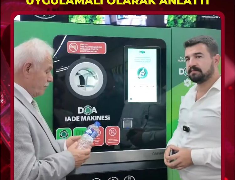 DOA iade makinesi vatandaşlarla buluştu: Nazım Elmas sistemi uygulamalı tanıttı