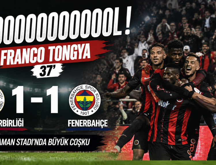 Eryaman Stadı’nda yer yerinden oynadı! Tongya’nın golü böyle kutlandı