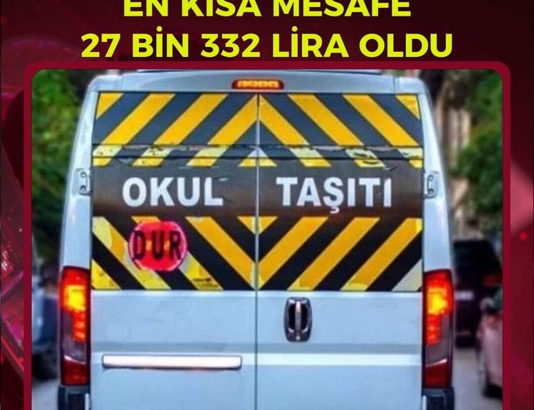 Ankara'da Okul Servisine Yüzde 25,49 Zam!
