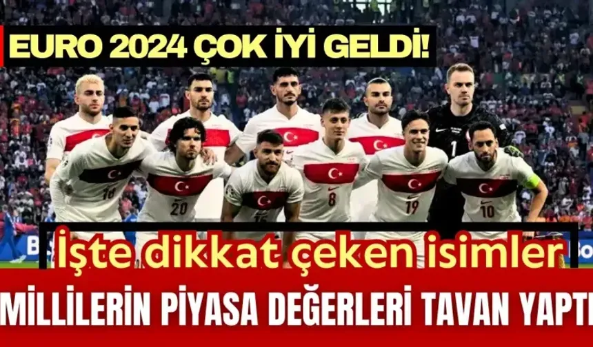 EURO 2024'ün Ardından Milli Futbolcuların Piyasa Değerleri Tavan Yaptı: İşte Dikkat Çeken İsimler