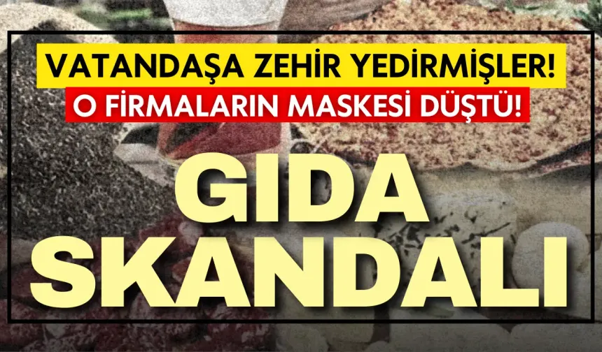 Gıda skandalı büyüyor! Pekmezde ilaç, zeytinyağında hile, baharatta boya, et ürünlerinde sakatat ifşa edildi!