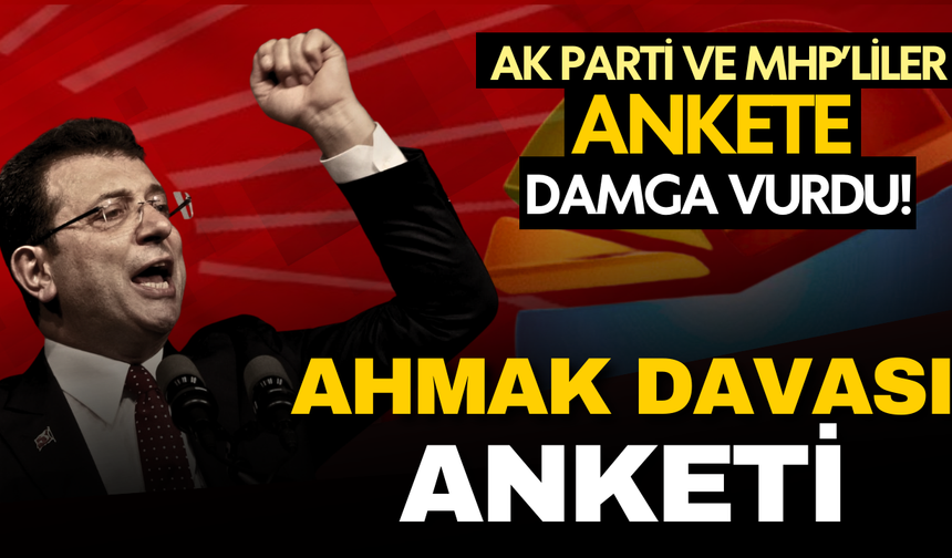 Kamuoyu yoklaması: AK Parti ve MHP'liler de İmamoğlu'na yönelik yasak talebine karşı çıkıyor!