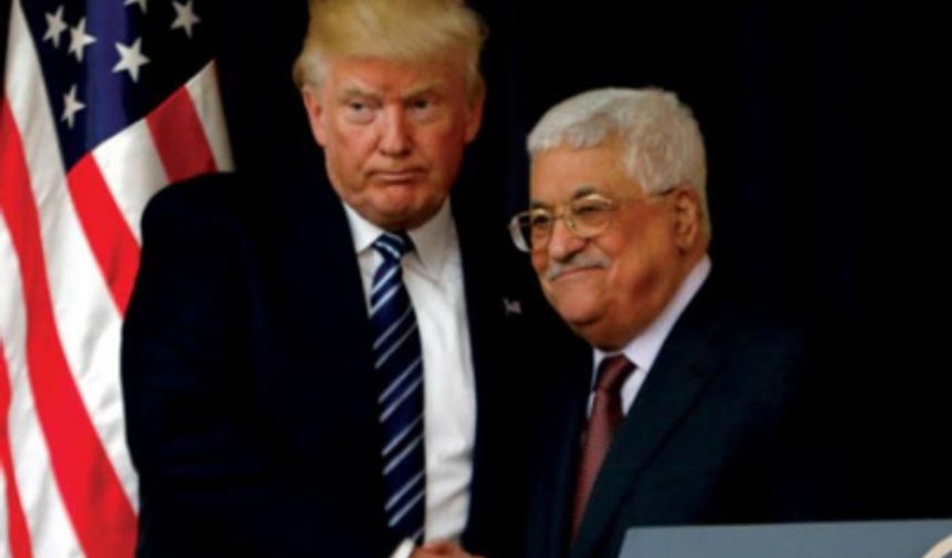 ABD’nin yeni Başkanı Trump, Filistin Devlet Başkanı Abbas ile görüştü