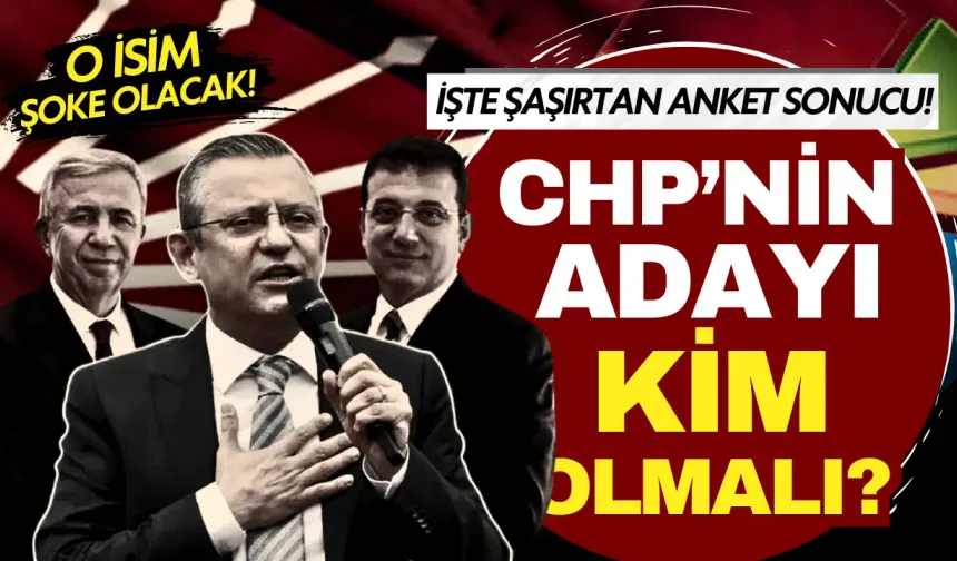 CHP'nin Cumhurbaşkanı Adayı Kim Olmalı? Anket Sonuçları Açıklandı