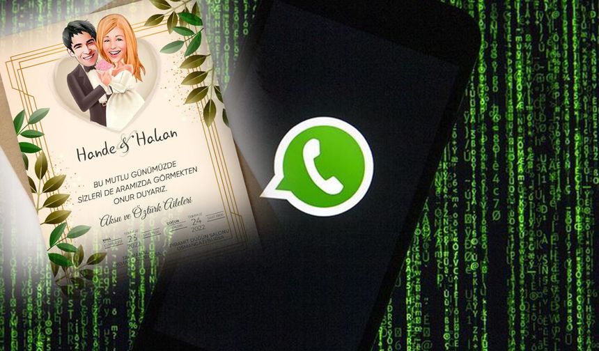 Dolandırıcılardan düğün davetiyeli yeni tuzak! WhatsApp’tan böyle ağlarına düşürüyorlar!